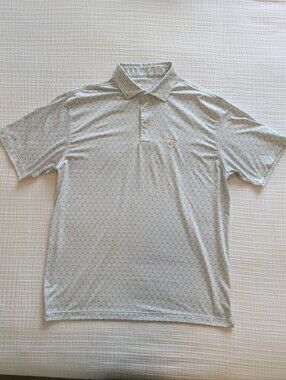 White Golf Cart Detail Rhoback Polo (L)